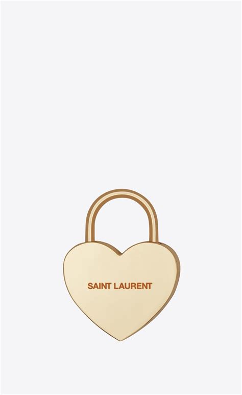 yves saint laurent padlock|HEART.